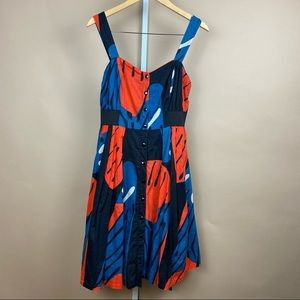 Maeve Fragmented Pipeline Dress Size 8